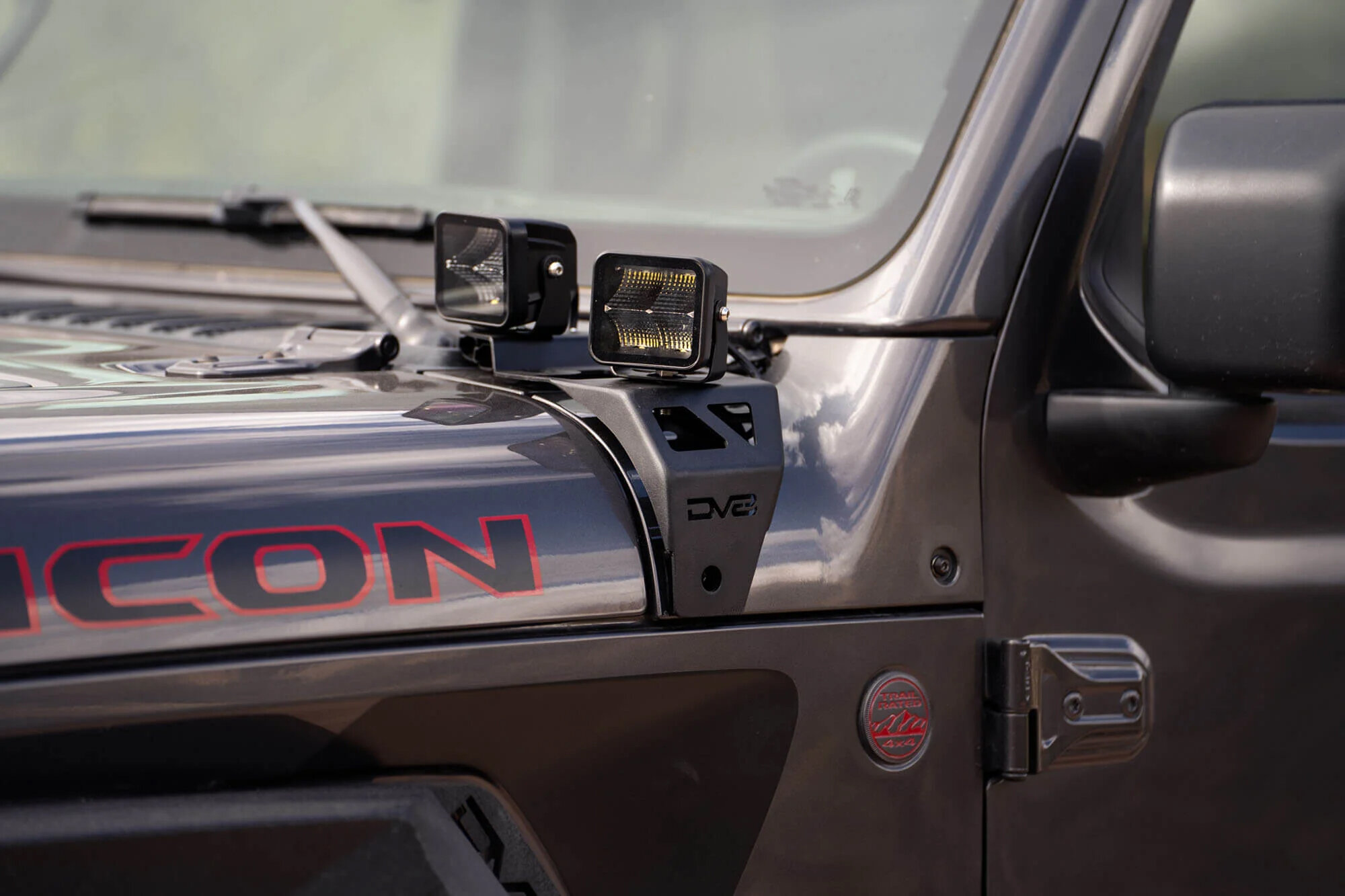 DV8 Offroad LBJL-04 A-Pillar Dual Pod Light Mounts for 18-26 Jeep